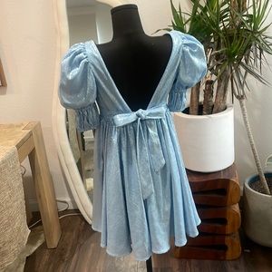 Maison Amory Special edition-Light blue Sequin empire waist dress. Tag still on!